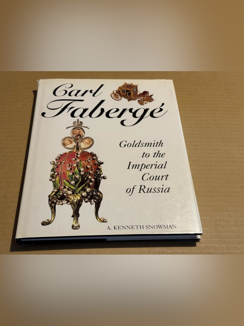 Carl Fabergé Hardcover Coffee Table Book - White Cover
